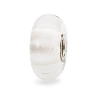 Trollbeads White Stripe Glass Bead Allum Sidaway