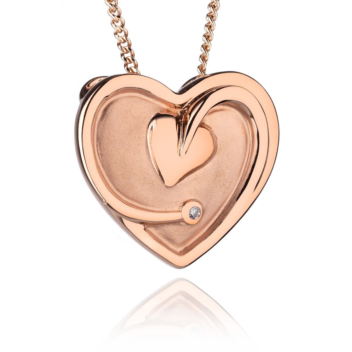 Clogau Cariad Sparkle Heart Pendant Standard : Amazon.co.uk: Fashion