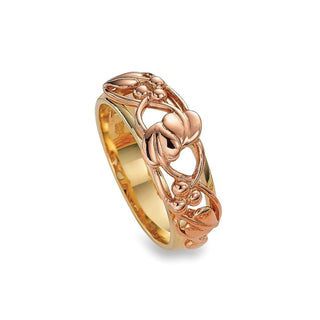 Clogau 9ct Yellow And Rose Gold Tree Of Life Ring