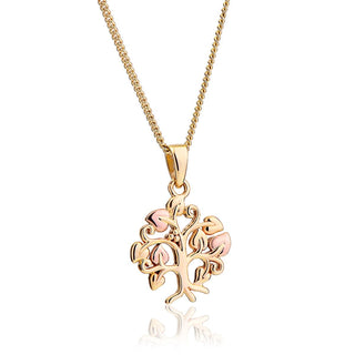 Clogau 9ct yellow gold Tree of Life necklace