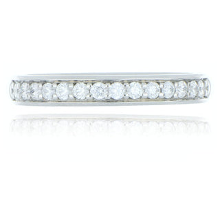 Platinum 0.28ct Diamond Half Eternity Ring
