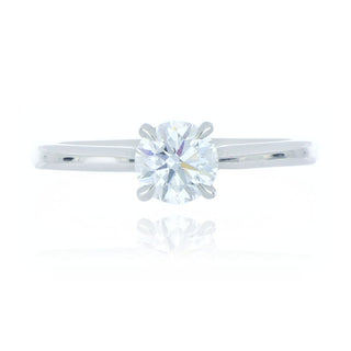 A&s Engagement Collection Platinum 0.81ct Diamond Solitaire Ring