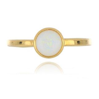 9ct Yellow Gold 0.65ct Opal Ring
