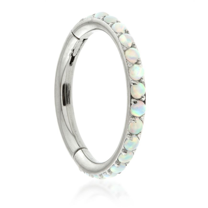 Opal titanium earrings online