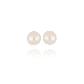 A&s Enchanted Collection 6-6.5mm Freshwater Pearl Stud Earrings