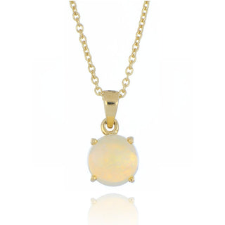 9ct Yellow Gold 1.11ct Opal Necklace