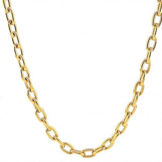 9ct Yellow Gold Solid Gold Oval Link Necklace