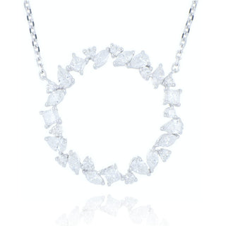 18ct White Gold 1.50ct Diamond Fancy Necklace