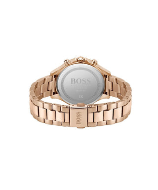 Boss Ladies Hera Carnation Gold Ip Bracelet Watch