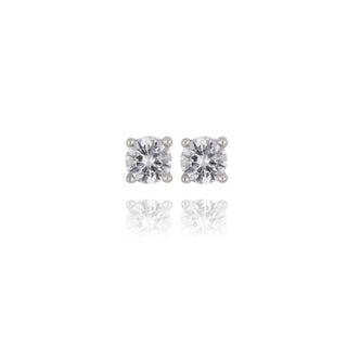 A&s Enchanted Collection 5mm Cubic Zirconia Solitaire Stud Earrings