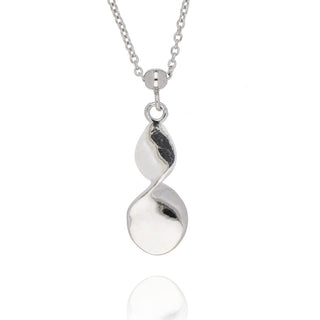 A&s Enchanted Collection Solid Silver Infinity Necklace