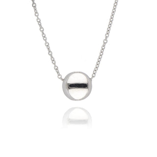 A&s Enchanted Collection Concave Silver Necklace