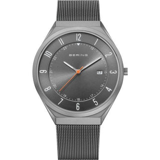 Bering Gents Grey Stainless Steel Watch