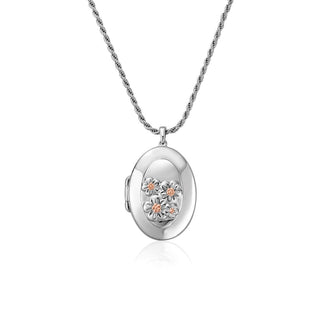 Clogau Silver Forget-me-not Locket