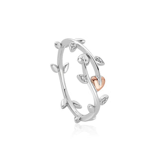 Clogau Silver Vine Of Life Topaz Ring - Size M
