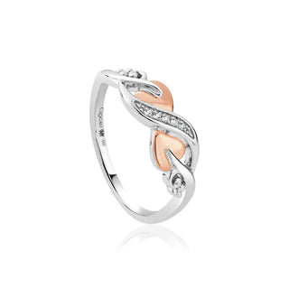 Clogau Silver Vine Of Life Topaz Ring - Size L