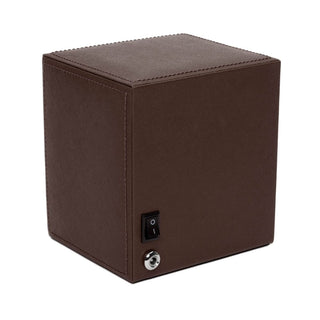 Cub Single Watch Winder By Wolf - Brown Pebble