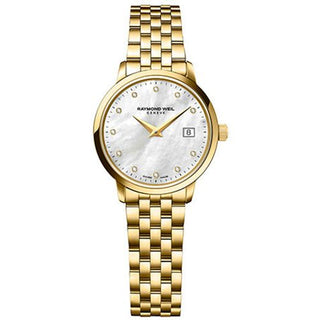 Raymond Weil Ladies Yellow Gold Plated Toccata Watch