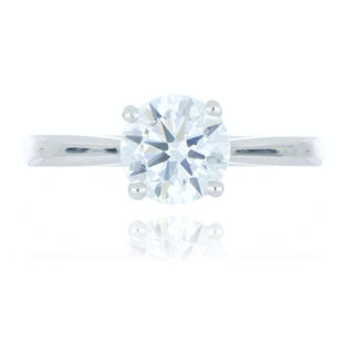 A&s Lab Grown Collection Platinum 1.51ct Lab Grown Diamond Solitaire Ring