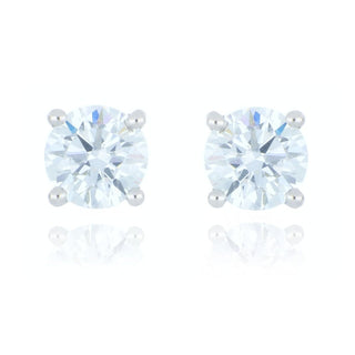 A&s Lab Grown Collection Platinum 1.49ct Lab Grown Diamond Stud Earrings