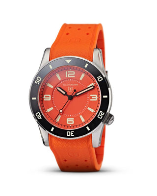 Elliot Brown Bloxworth Heritage 41mm Orange Quartz Watch