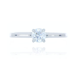 A&s Engagement Collection Platinum 0.50ct Diamond Solitaire