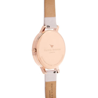 Olivia Burton Rose Gold Artisan Blossom Watch With A Pink Strap