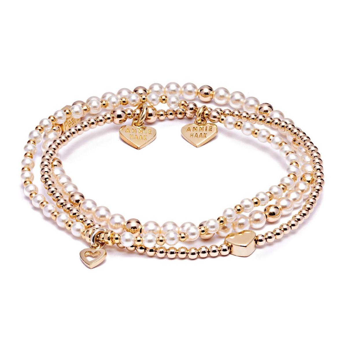 Annie Haak Gold Pearls Of Wisdom Bracelet Stack Allum Sidaway