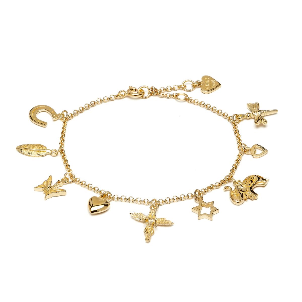 Annie Haak Gold Multi Charm Bracelet Allum Sidaway