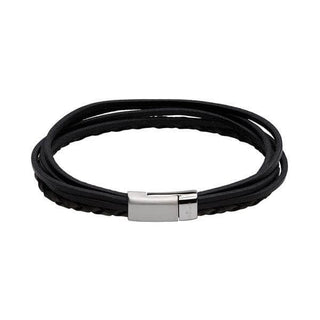Unique & Co Black Multi-strand Bracelet - 21cm