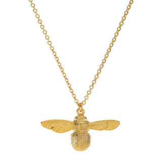 Alex Monroe 22ct Yellow Gold Plate Baby Bee Necklace