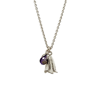Alex Monroe Silver Bluebell And Iolite Necklace