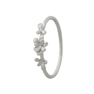 Alex Monroe Silver Tiny Sprouting Rosette Ring