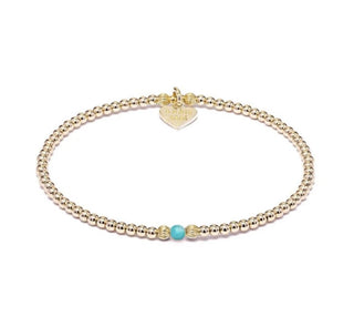 Annie Haak Gold Aster Turquoise Bracelet