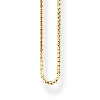 Thomas Sabo Yellow Gold Plated Venezia Necklace Chain - 70cm