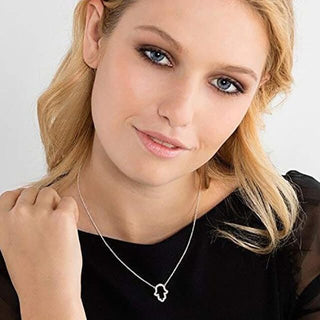 Thomas Sabo Silver Cz Hamsa Hand Necklace Allum Sidaway