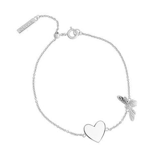 Olivia Burton Silver Plated You Have My Heart Bee Bracelet