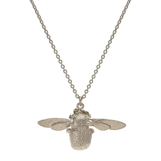 Alex Monroe Silver Bumble Bee Necklace