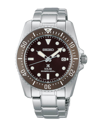 Seiko Prospex Gents Stainless Steel Solar Divers Watch