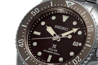 Seiko Prospex Gents Stainless Steel Solar Divers Watch