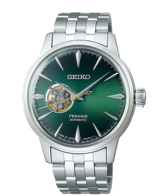 Seiko Presage Gents Stainless Steel Green Automatic Watch