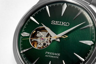 Seiko Presage Gents Stainless Steel Green Automatic Watch