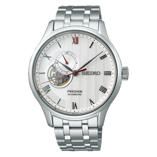 Seiko Presage Gents Stainless Steel White Automatic Watch