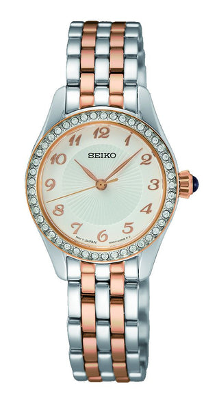 Seiko Ladies Stone Set Two-tone Quartz Watch