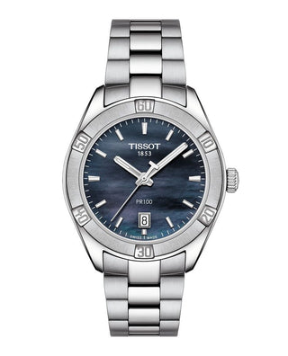 Tissot Ladies Mother-of-pearl Pr100 Stainless Steel Watch