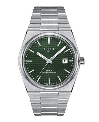 Tissot Gents Green Stainless Steel Prx Automatic Watch