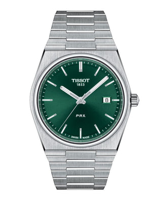 Tissot Gents Stainless Steel Green Prx Watch