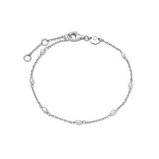 Daisy London Silver Seed Pearl Bracelet