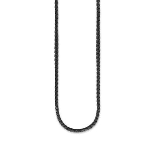 Thomas Sabo Black Leather Necklace - 75 Cm